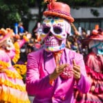 Day of the Dead celebrations in Mexico City. One of the best unique cultural experiences.